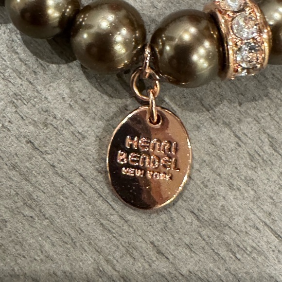 NWOT Rose Gold and Pewter bracelet- Henri Bendel never worn - Picture 2 of 2